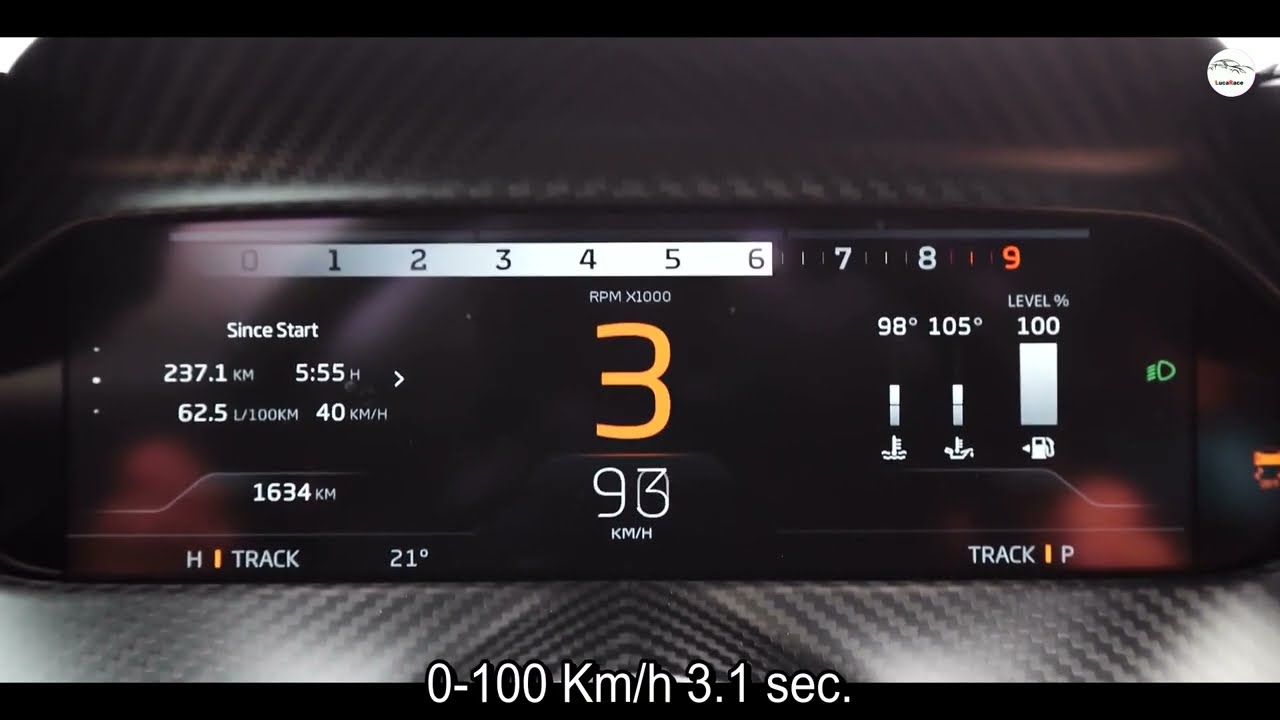 McLaren 750S ( 750 Hp ) vs McLaren 765Lt ( 765 Hp ) Acceleration Battle 0-200 Km/h Pure Sound!!!!!!