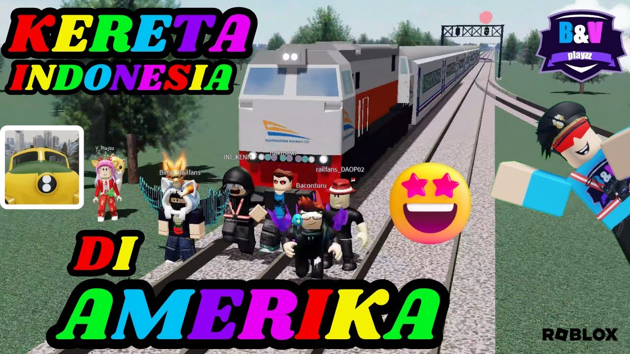 KERETA INDONESIA ADA DI AMERIKA GA TUH 🤩🤩