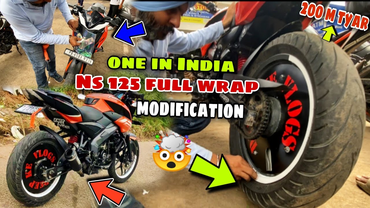NS 125 full wrap modification  ||  After modification look 🥵 || Deep kevlogs ♥️
