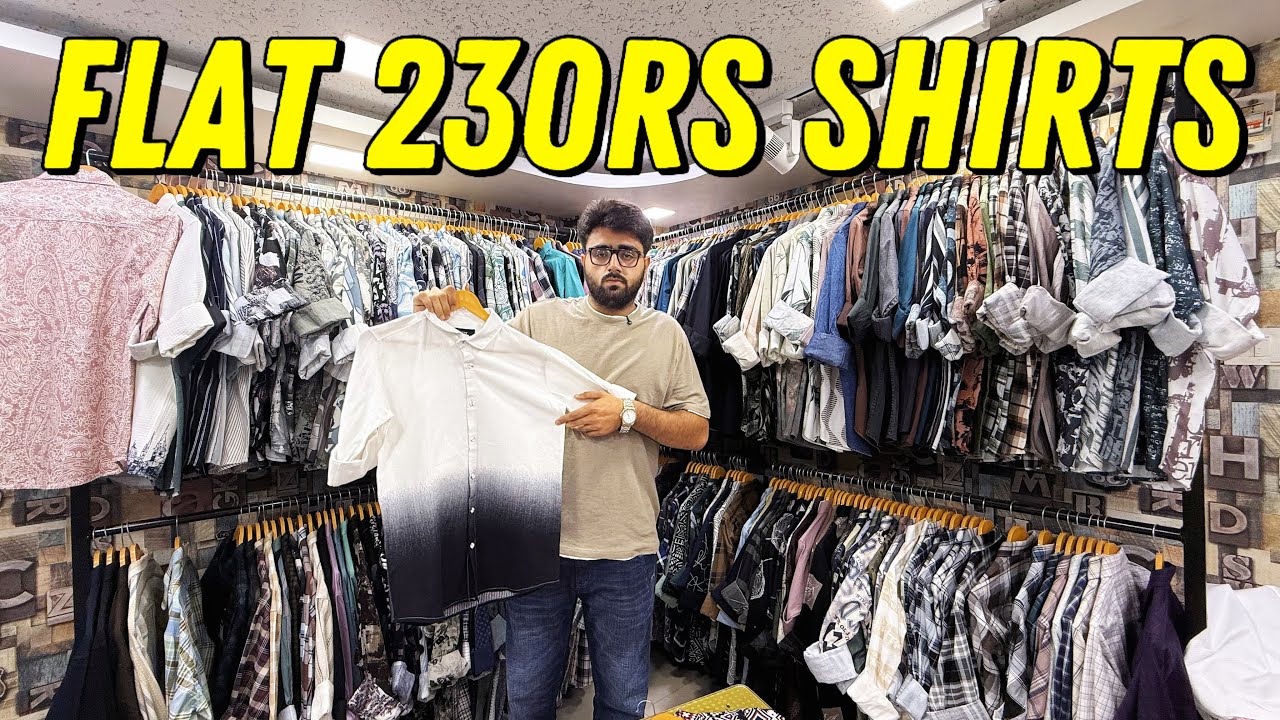 Flat ₹230 shirts / Shirts Wholesale market in Ahmedabad / Follow 5 shirts 