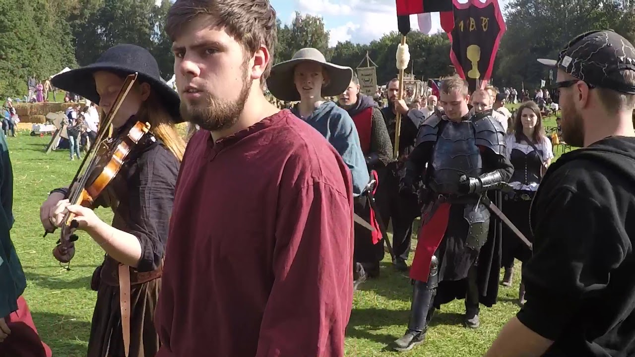 Mps Öjendorfer Park Mittelalterfest 2017.Aufmarsch der Herrenlager