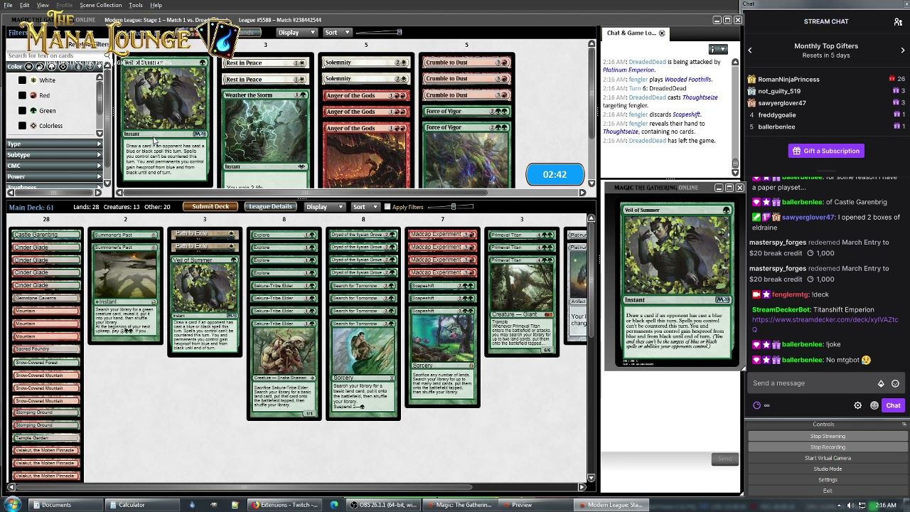 Modern Madcap Scapeshift League 7