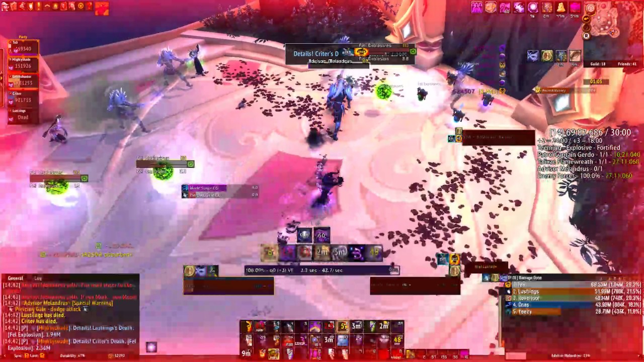 Explosive might not be working fully as intended.. Ft Advisor Melandrus