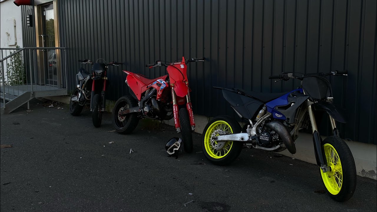 Wheelies and summer fun ! Cr250 yz125 fantic 125