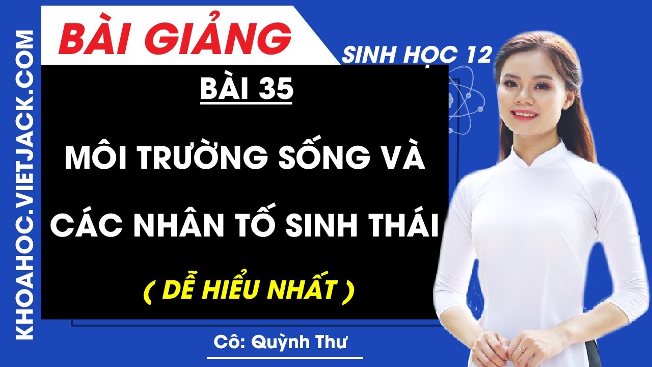 Môi trường sống và các nhân tố sinh thái - Bài 35 - Sinh học 12 - Cô Quỳnh Thư (DỄ HIỂU NHẤT)
