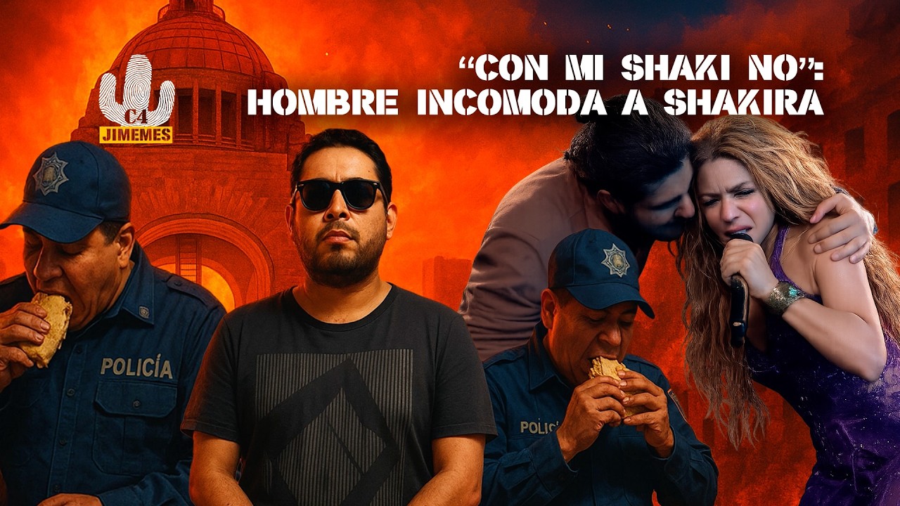 C4 Jimemes: Hombre incomoda a Shakira en su concierto gratuito en el Zócalo de la CDMX #C4Jimemes