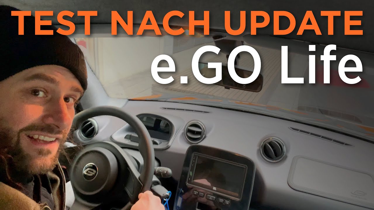 e.GO Life – Neue Testfahrt nach Software-Update (Feb 2020)