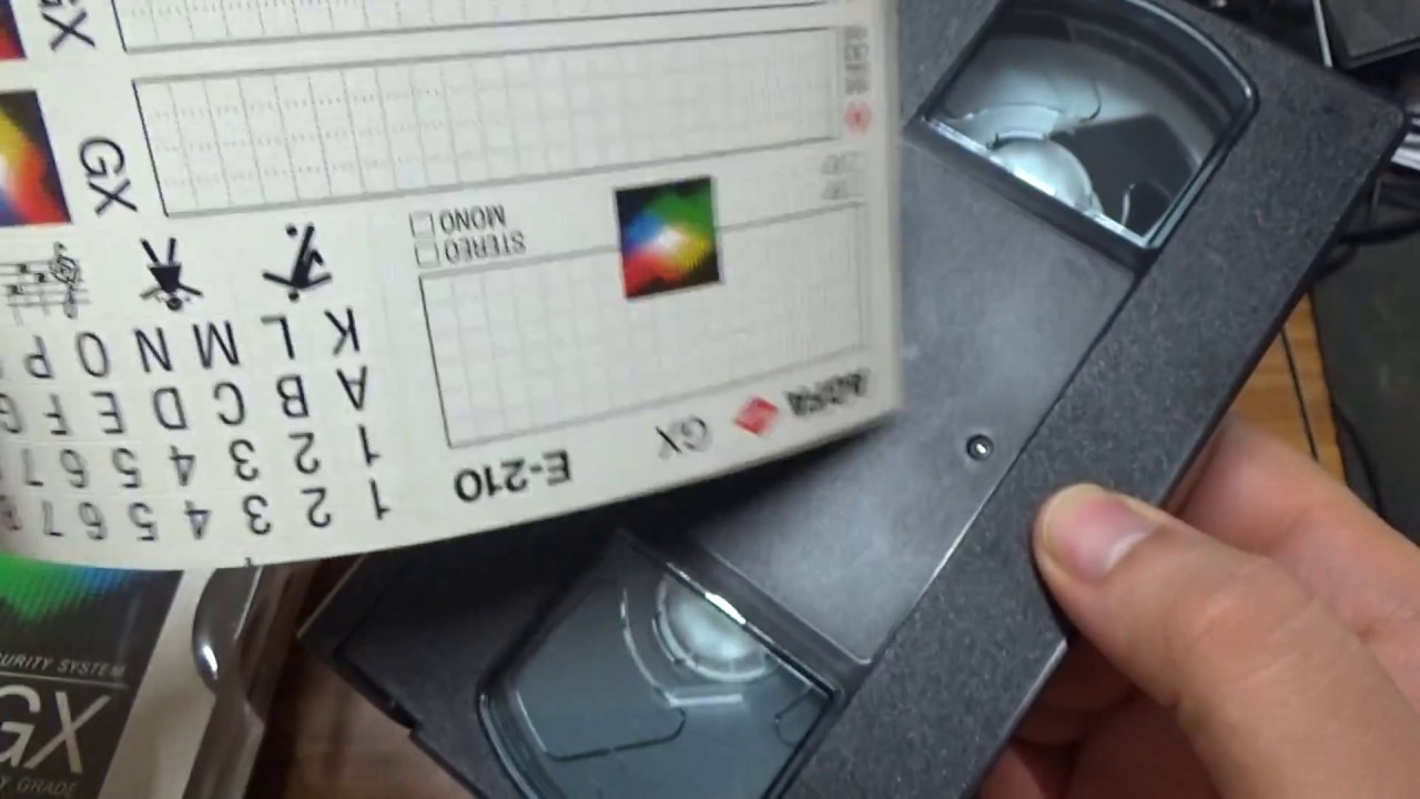 UNBOXING AGFA E 210 GX VHS