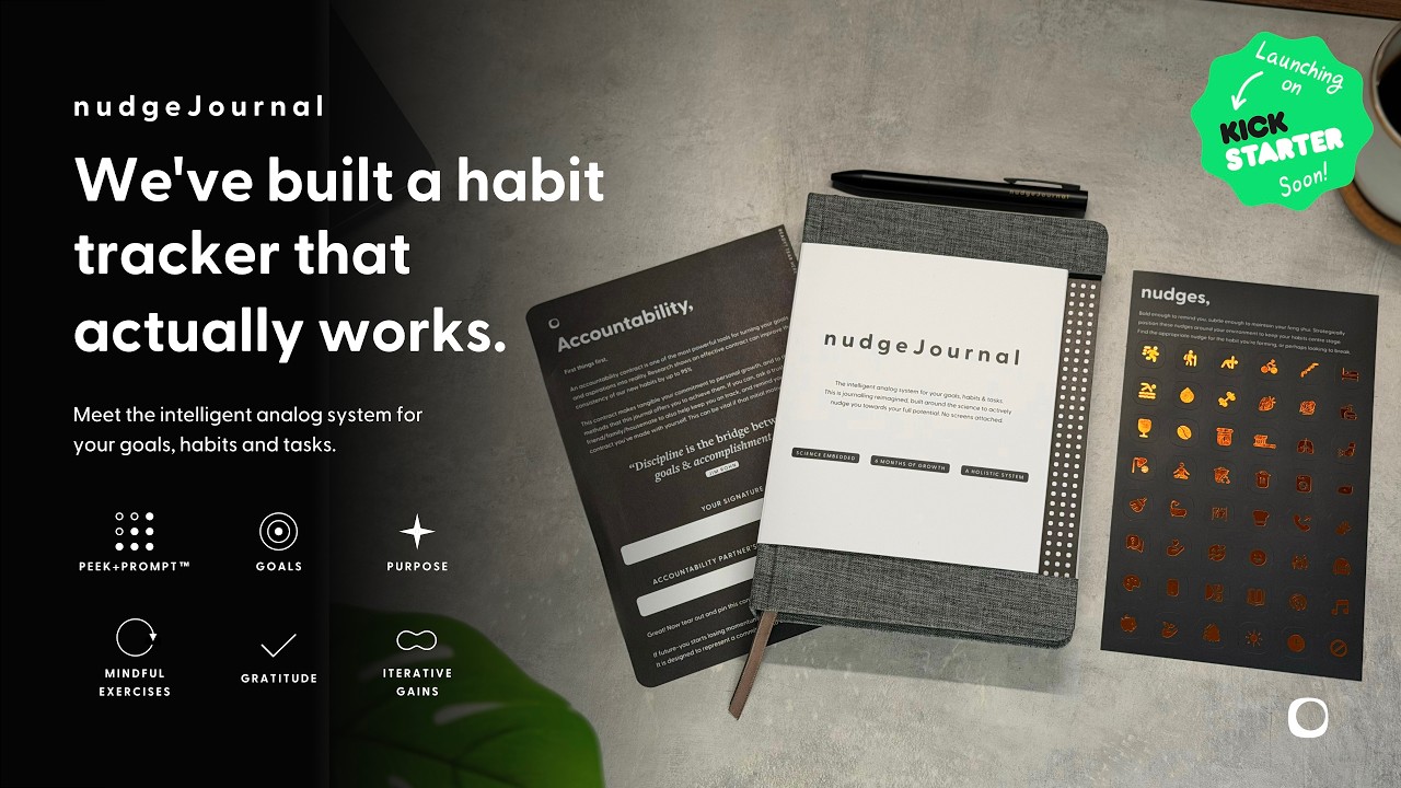 Meet nudgeJournal: The ultimate system for your habits and goals