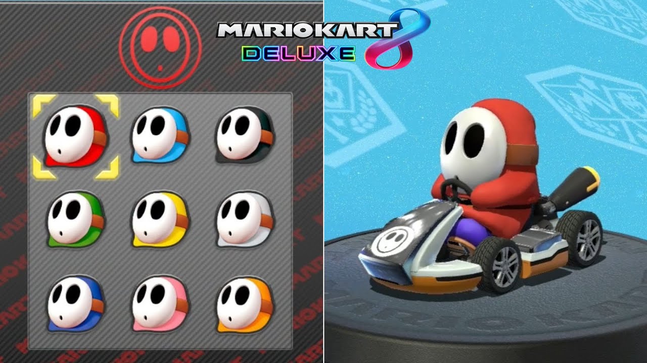 Mario Kart 8 Deluxe // All Shy Guy Characters