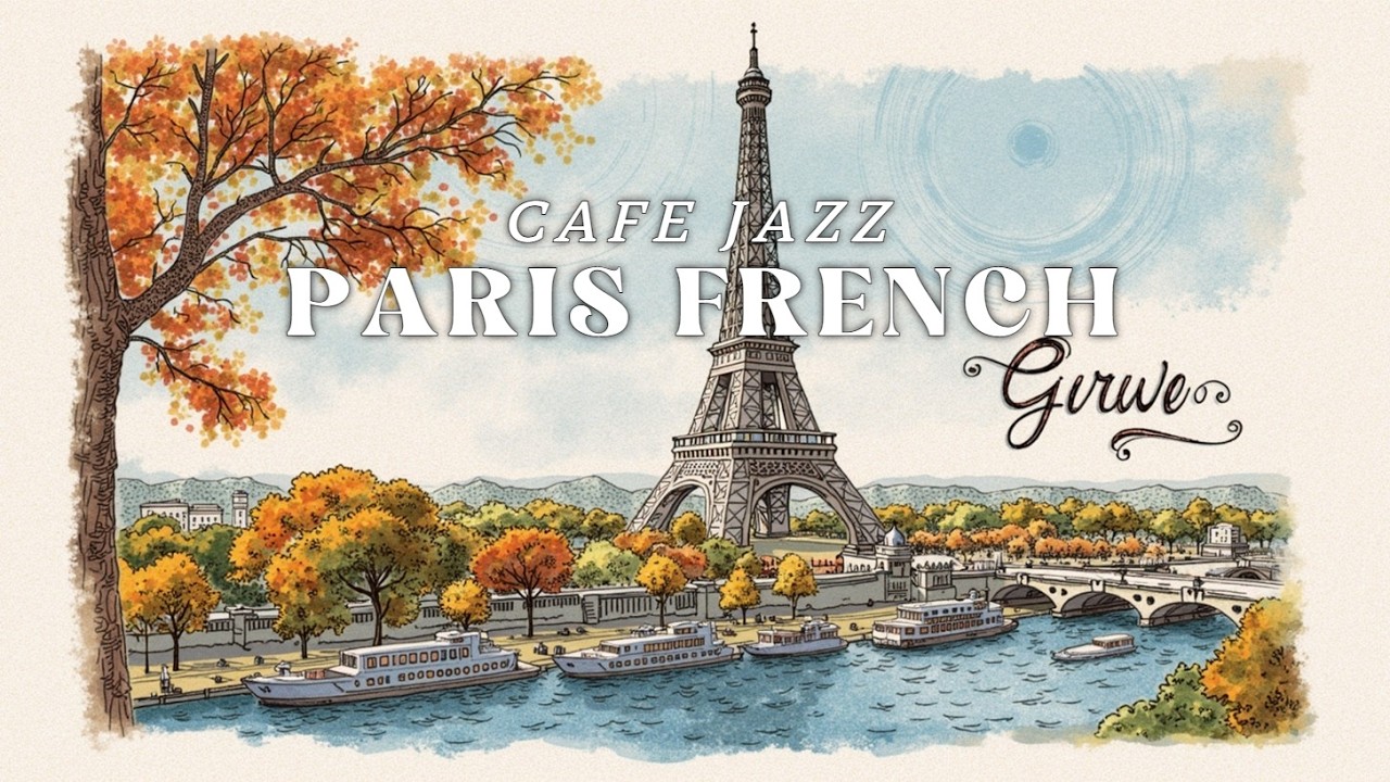 PARIS CAFE ☕ Французская инструментальная музыка | Атмосфера Монмартра
