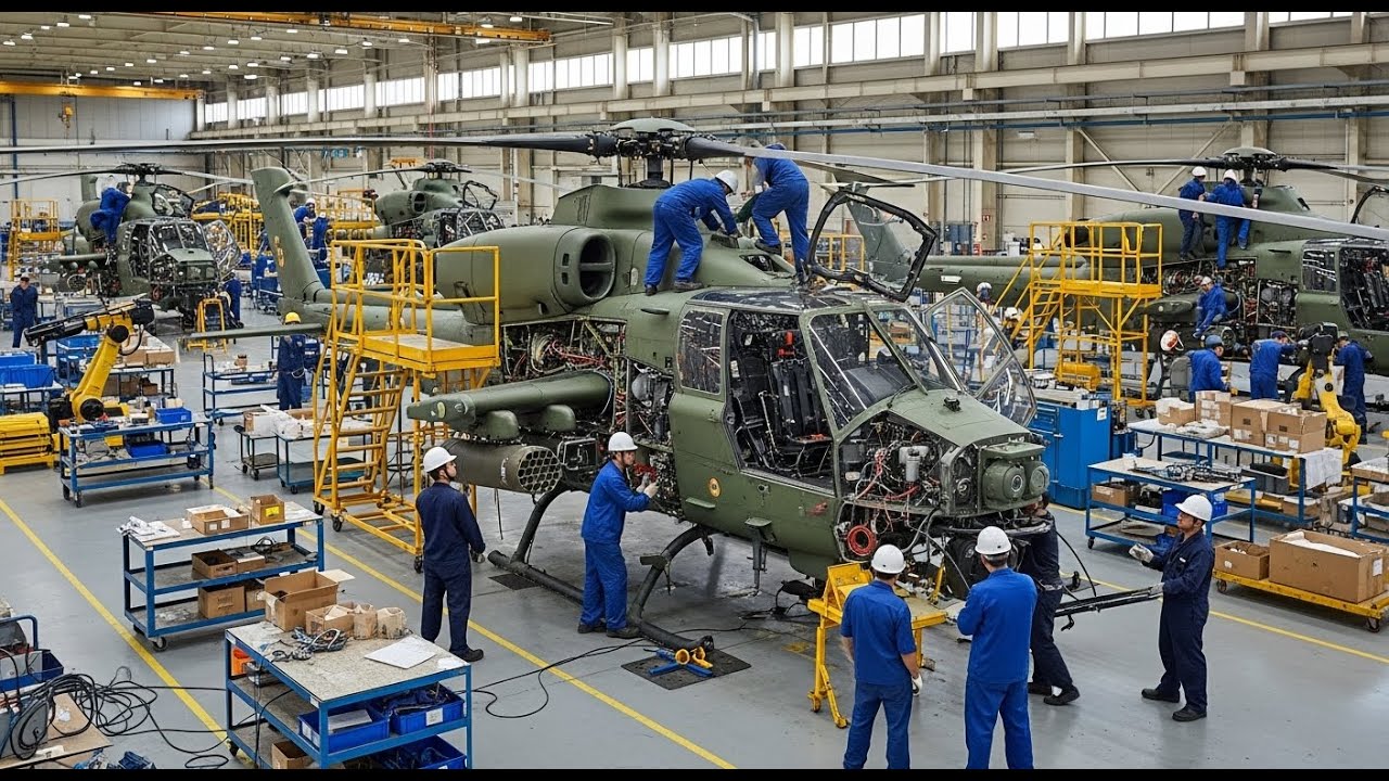 Inside the Secret Attack Helicopter Factory – How the World’s Deadliest Combat Aircraft Is Born