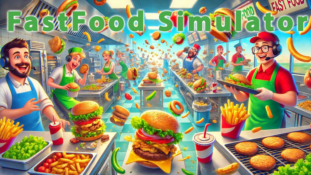 با بچه ها برگری زدیم | Fast Food Simulator
