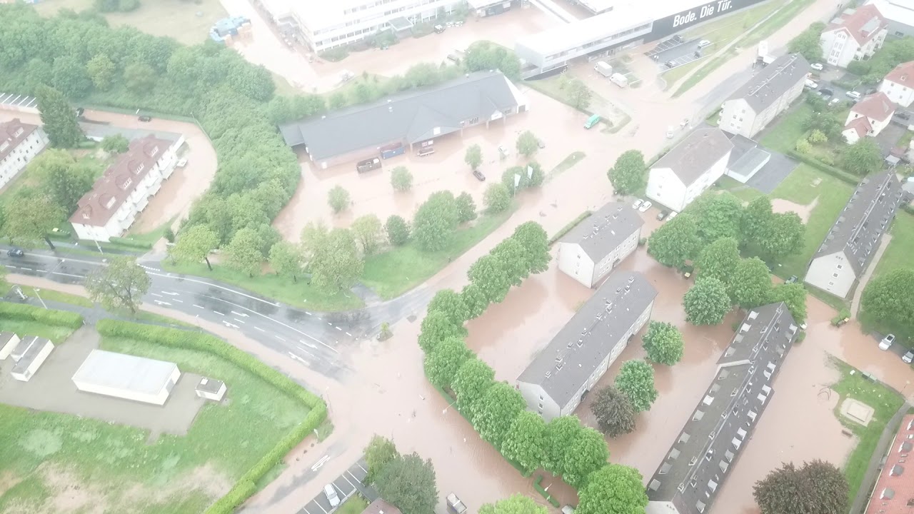 Hochwasser Kassel Forstfeld 21.05.2019
