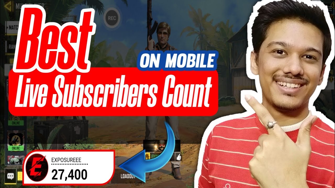 Add Awesome Live Subscribers Count On Mobile Live Stream [Hindi]