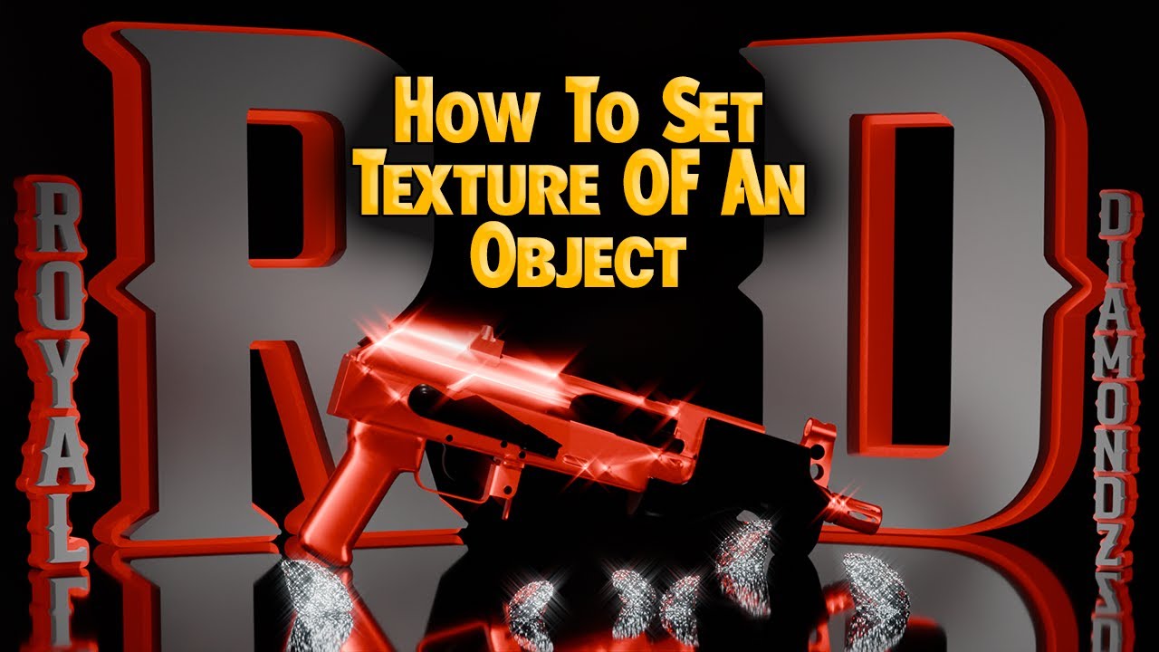 How To Set Textures Of FiveM Guns and Other Objects In Blender! (BLENDER TUTORIAL)