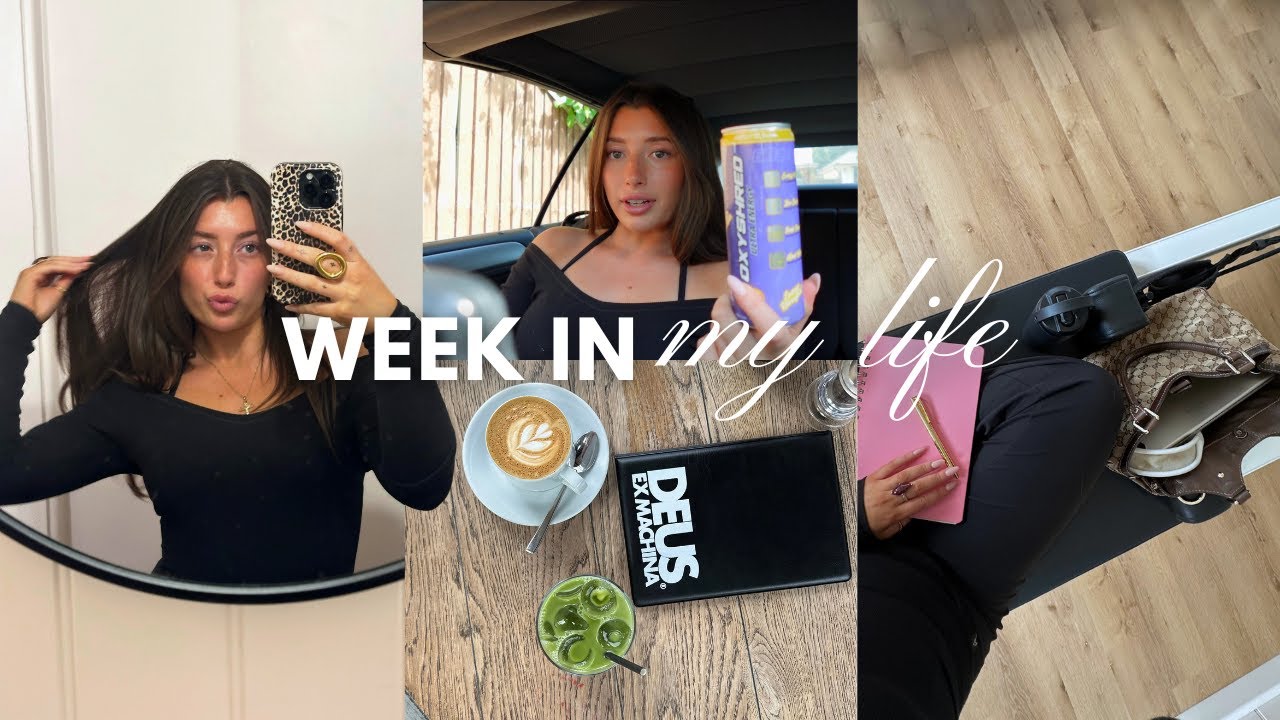 week in my life🌟🫐 pilates instructor training, spa day, dfyne launch, skincare routine