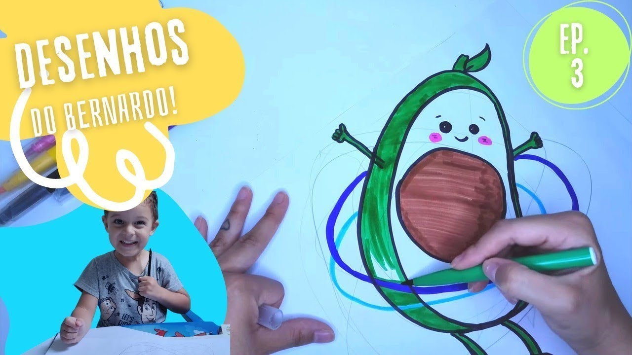 DESENHO do abacate MAIS FOFO e ANIMADO que voc&ecirc; j&aacute; viu! CONFIRA!!