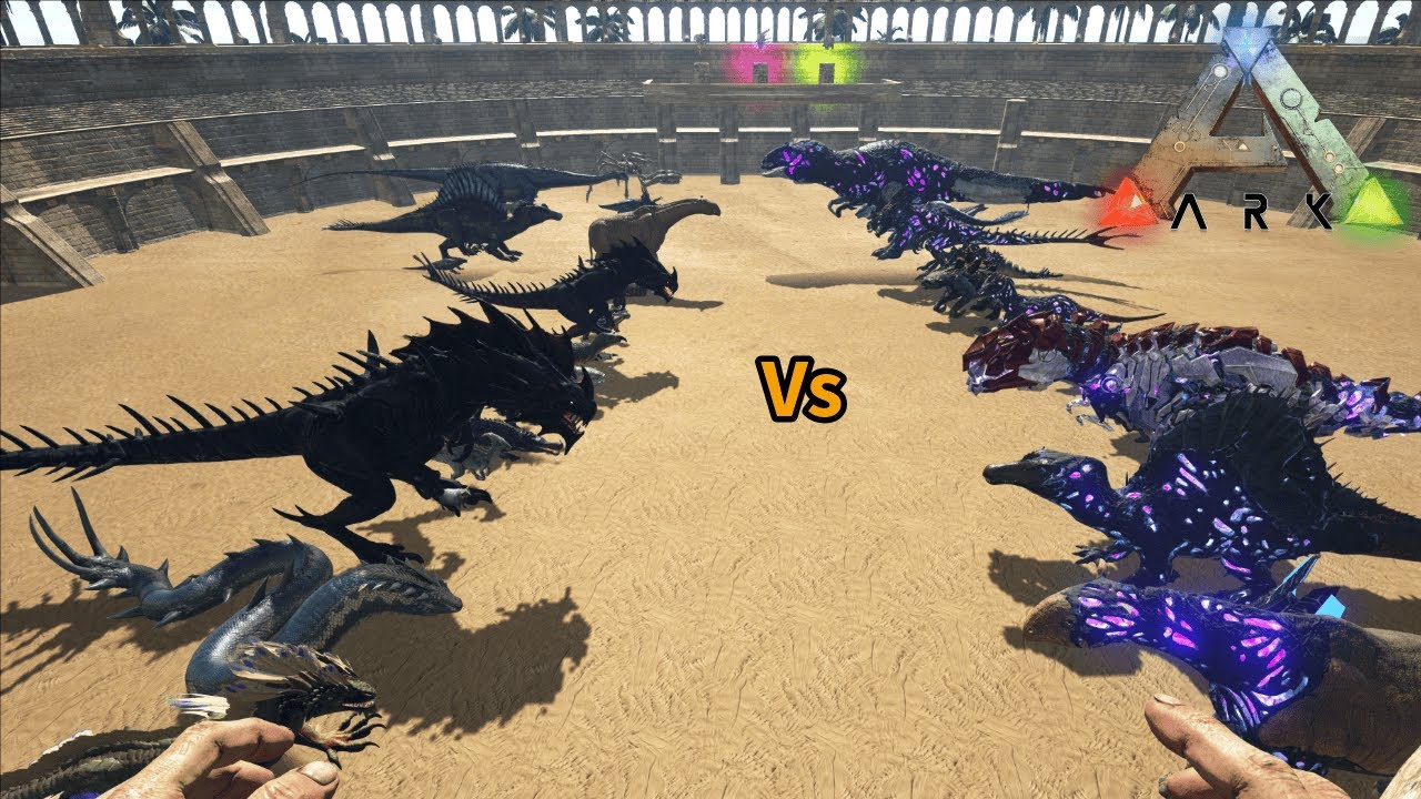 EXTINCTION DINO vs ABERRATION DINO - ARK: Survival Evolved #arksurvivalevolved #ark