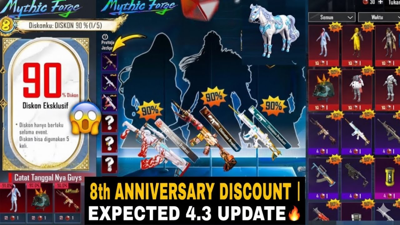New Mythic Forge Discount | Infernal Helmet | 6 Upgradable Expected | Free Mythic Emblems | PUBGM