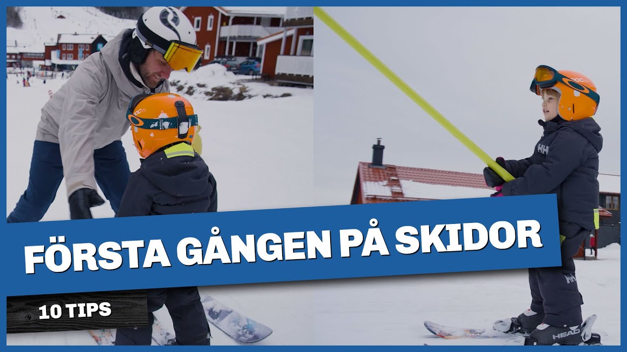 10 tips när ditt barn ska åka skidor första gången
