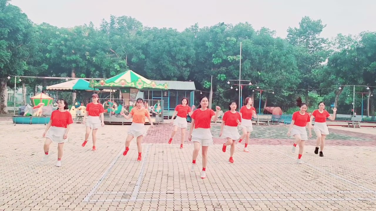 shuffle dance  VÀO HẠ  BĐ ĐÀO DUNG , CLB AEROBIC DANCE PHÚ TÂN