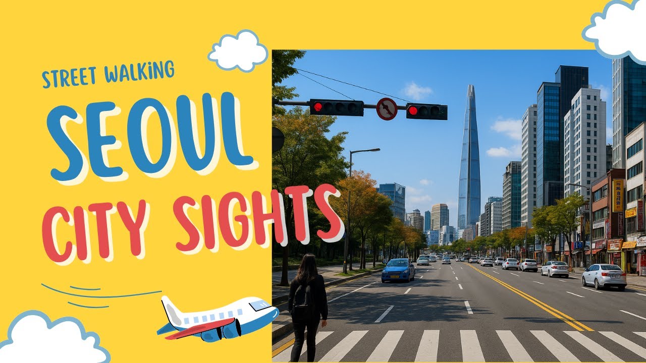Seoul City Sights - street walking ❤️❤️ Joy 