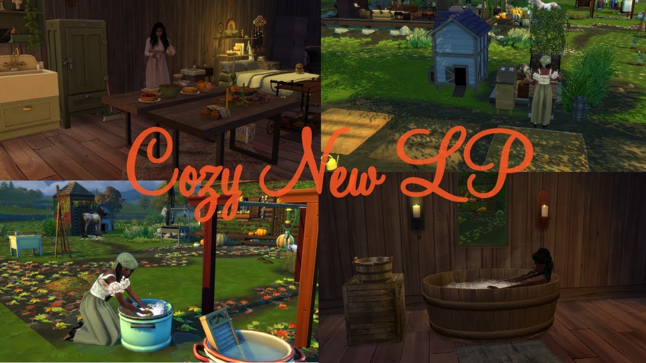 We Roughin' It! New Cozy Farm House Tour!|Sims 4