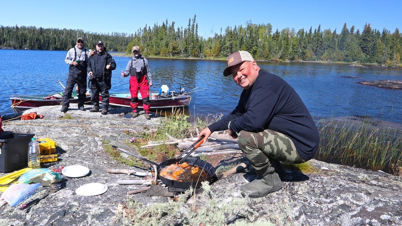 Day Two at Studd Lake: Great Weather, Great Walleye & A Shorelunch!