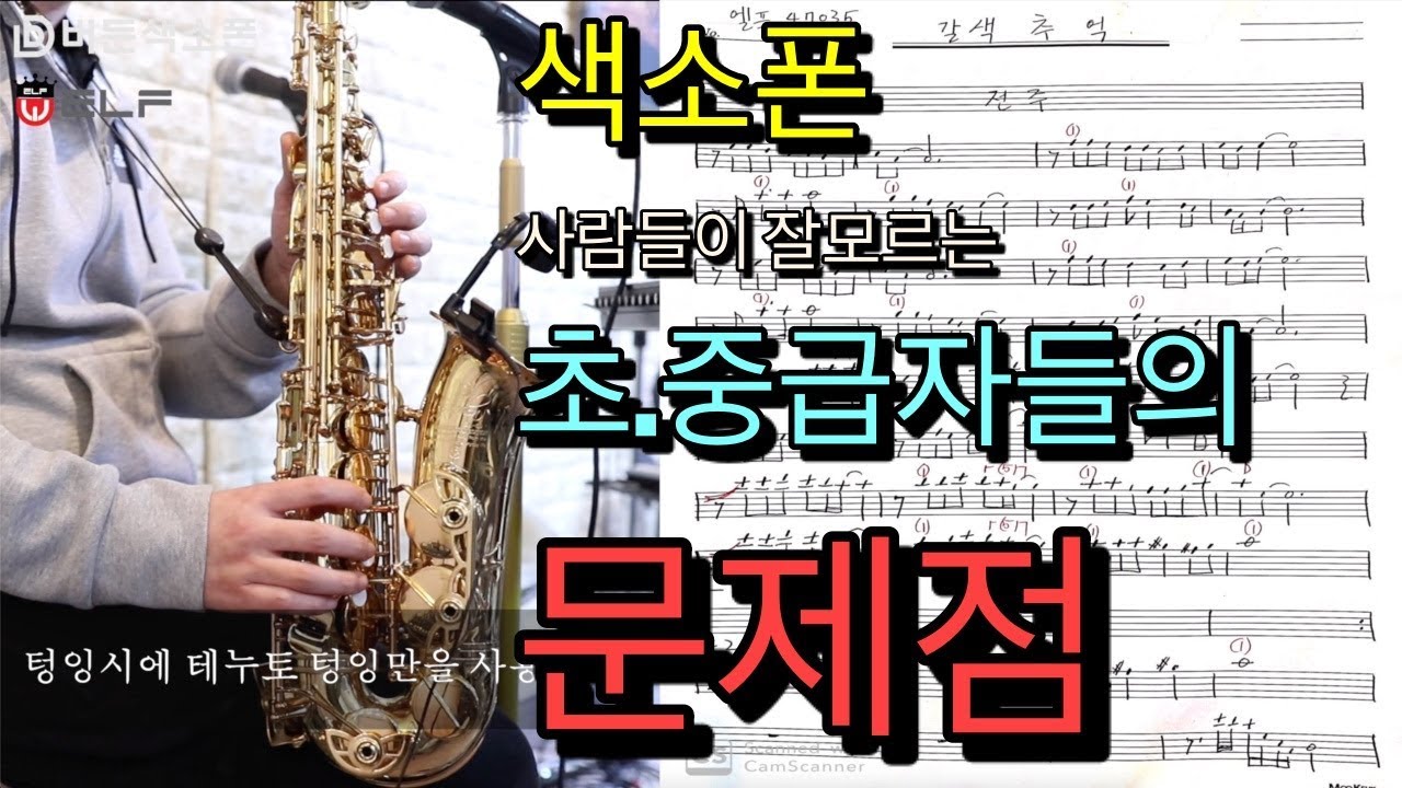 [임민택] 색소폰레슨 [초.중급자들의 문제점]