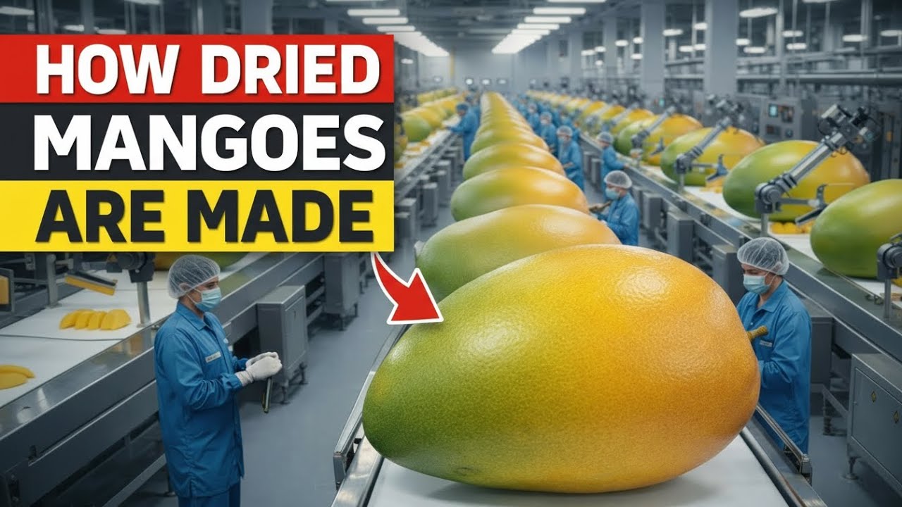 Inside a Dried Mango Factory – Secrets to Preserving Exotic Fruit for Global Markets | Full Process