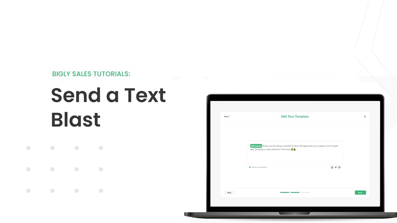 How To: Send a Text Blast with Bigly | Bigly Sales