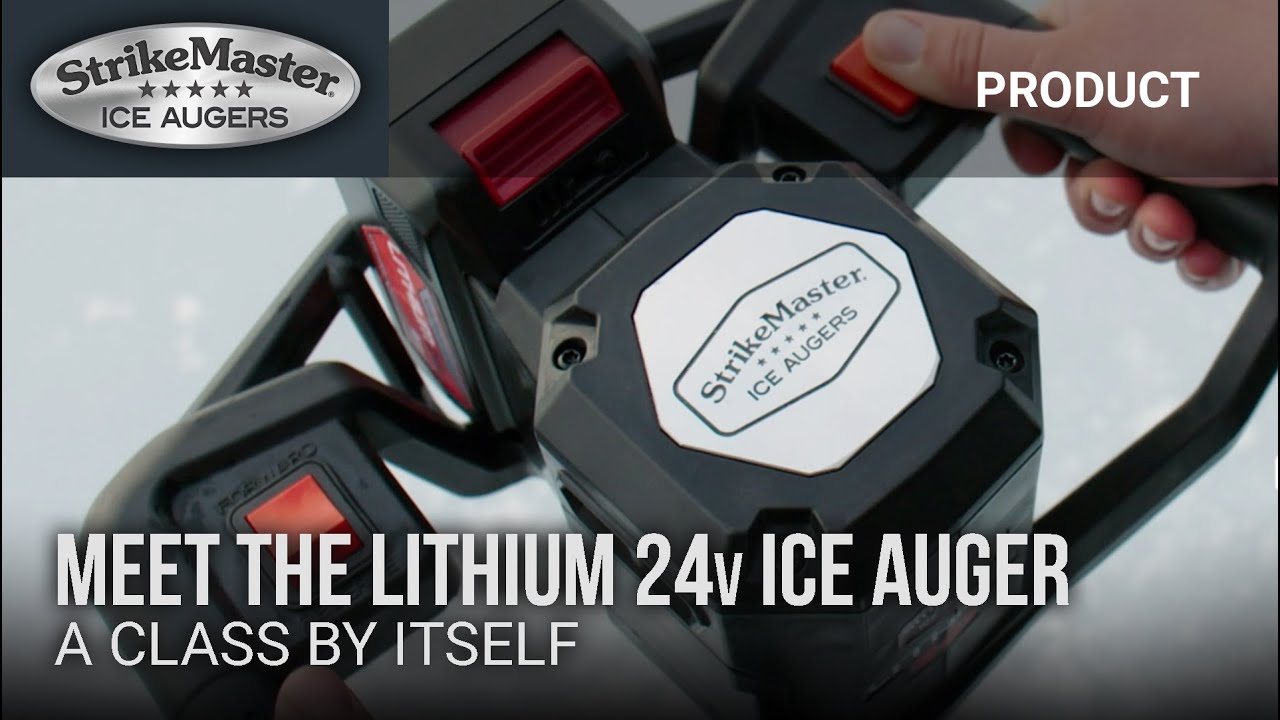 Meet the StrikeMaster&reg; Lithium 24V Ice Auger. More Power. More Holes.