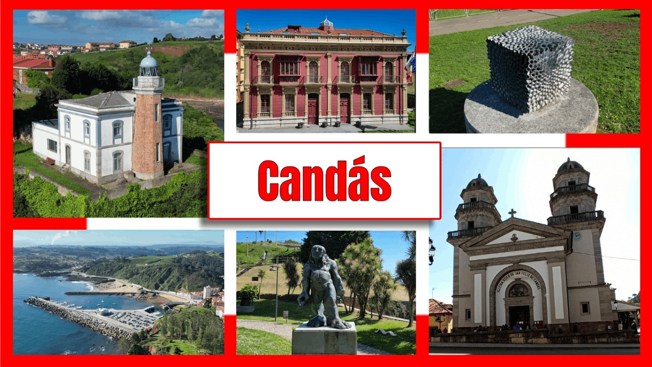CANDÁS (CARREÑO - ASTURIAS) A VISTA DE DRON [4K]