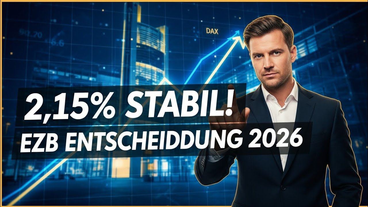 EZB Zins-Schock 2026: Warum 2,15% jetzt alles f&uuml;r Anleger ver&auml;ndern!