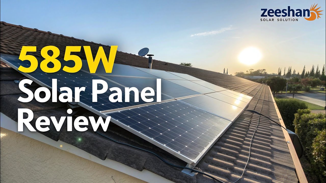 585 Watts Solar Panel | Price, Features, and Complete Review – Zeeshan Solar Solution