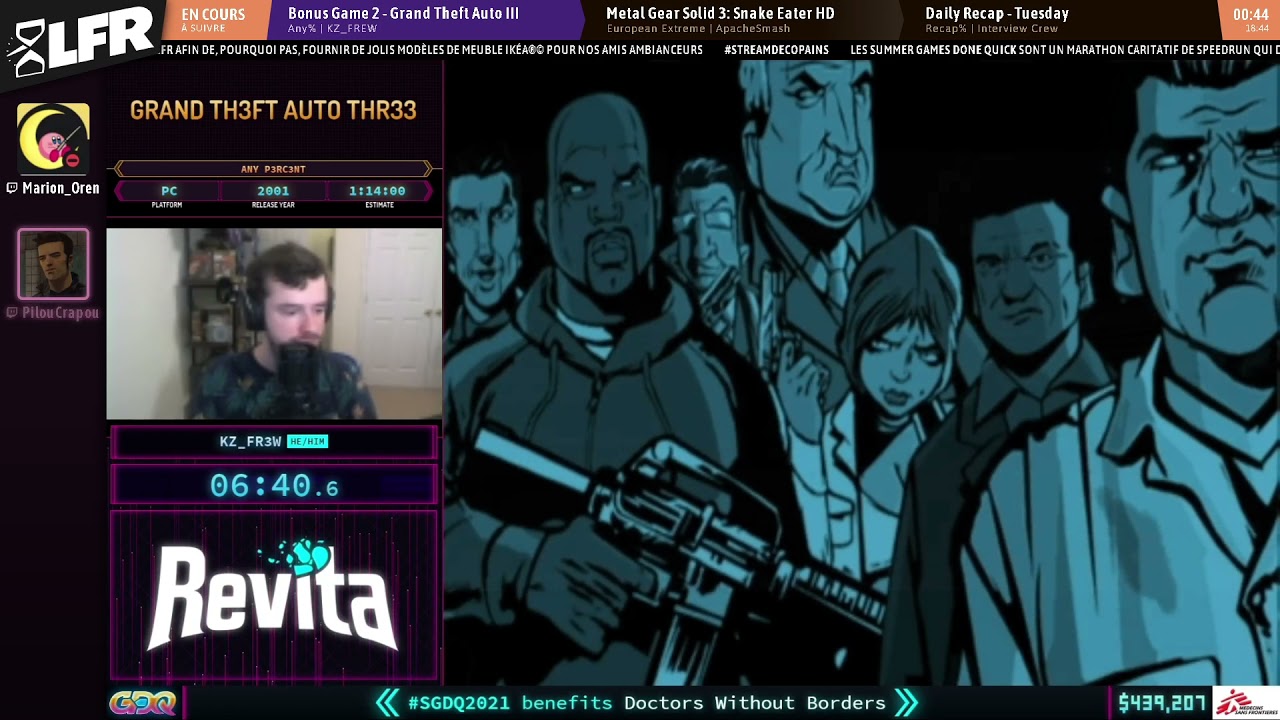 Grand Theft Auto III en 1:16:29 (Any%) [SGDQ2021]