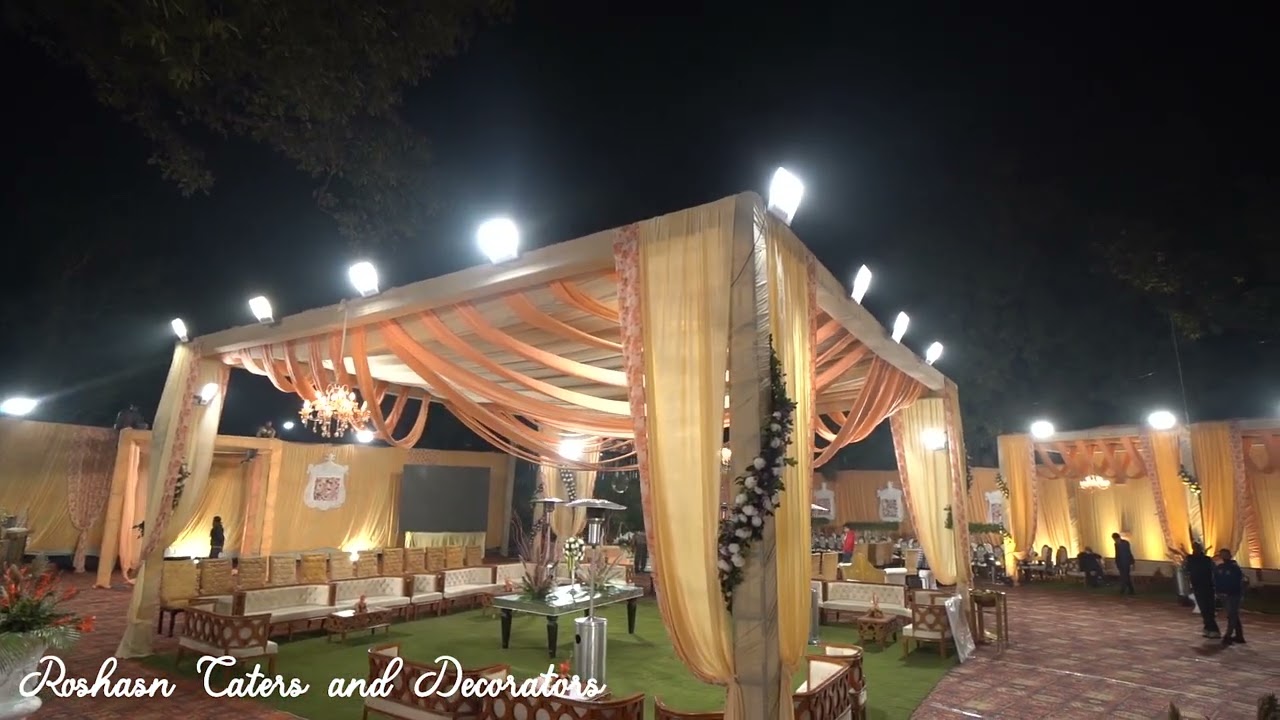 5 Ashoka road | wedding decor |Roshan caterers & decorators.