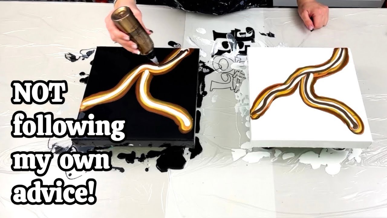# 743 - 🤔 Going AGAINST My Own Rules & Advice?!  I did, and IT WORKED! - Acrylic Painting