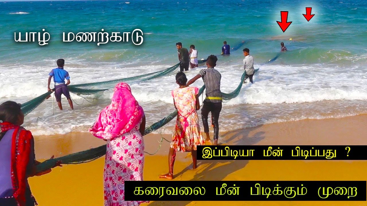 மணற்காடு கடல் | Jaffna Manalkaadu  karaivalai Fishing Sea  | srilankan tamil vlog |