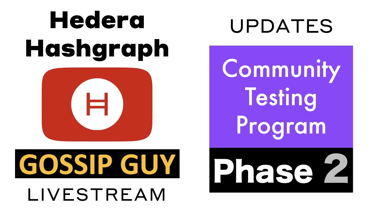 Hedera Hashgraph - Updates with the Gossip Guy (🔴Livestream: May 05, 2019)