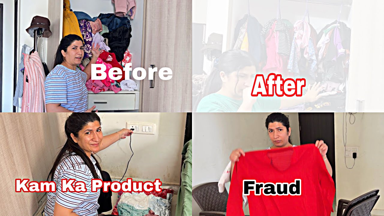 Aaj Toh Halat Khrab Hogayi | Ye Toh fraud Hogya😨| Wardrobe Cleaning Day | 