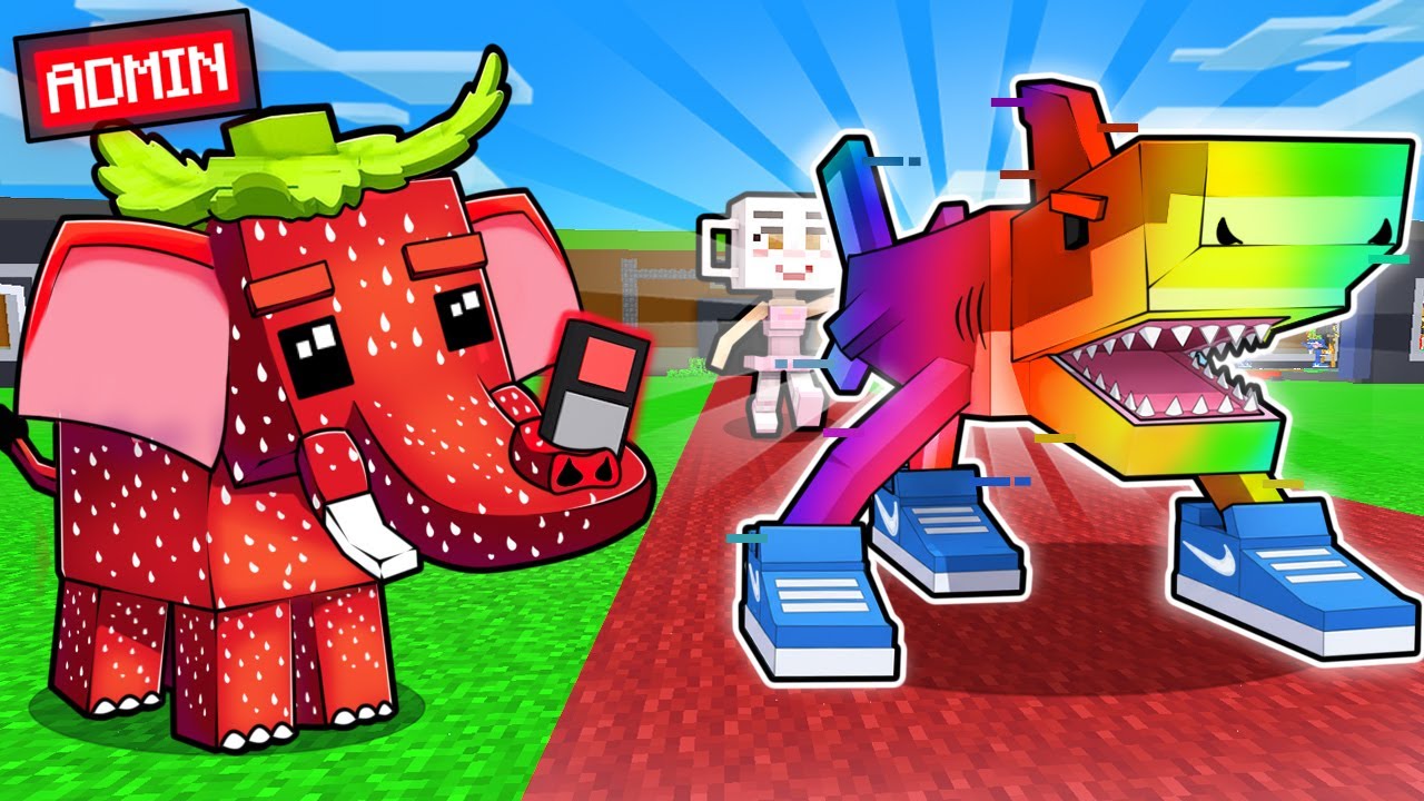 Virei o ADMIN BRAINROT no ROUBE UM BRAINROT Minecraft !