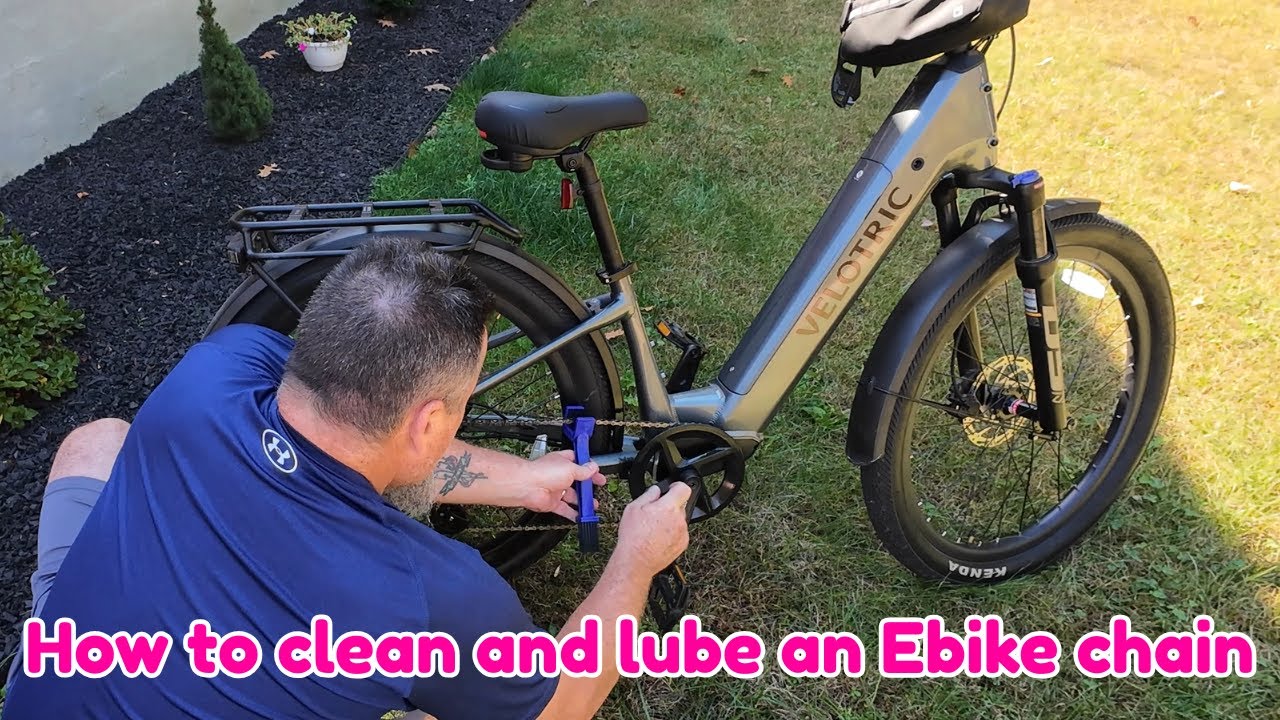 How to clean and lube an E-bike chain