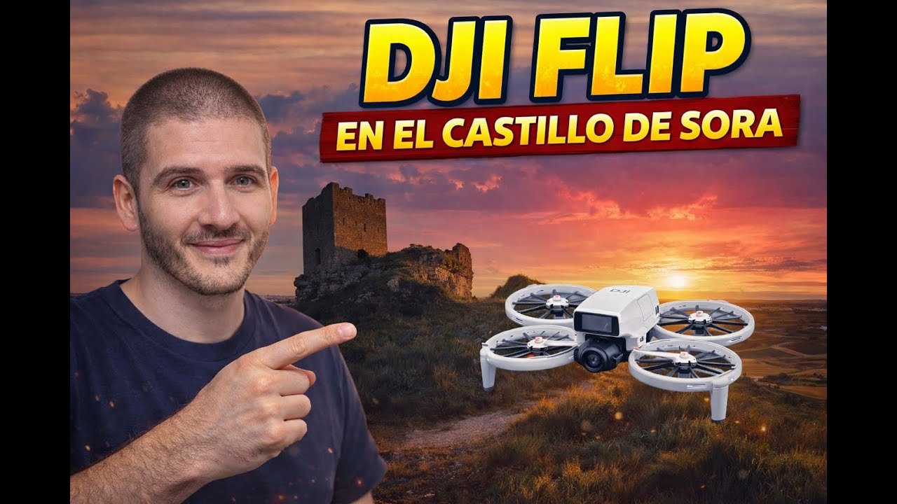No Creía Que El DJI Flip Pudiera Hacer Esto… 😱 | Castillo de Sora