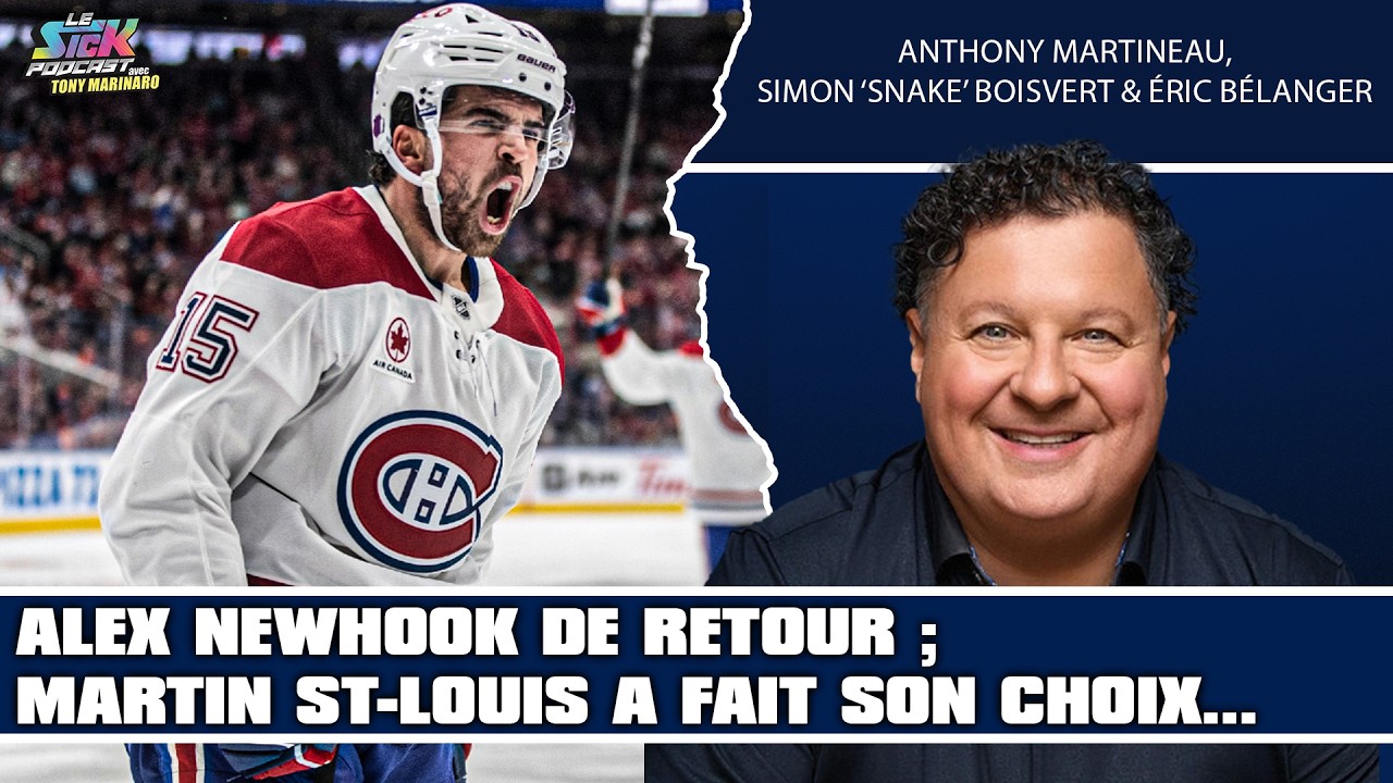 Newhook De Retour ; St-Louis A Fait Son Choix... | Le Sick Podcast Avec Tony Marinaro 25 Fév 2026