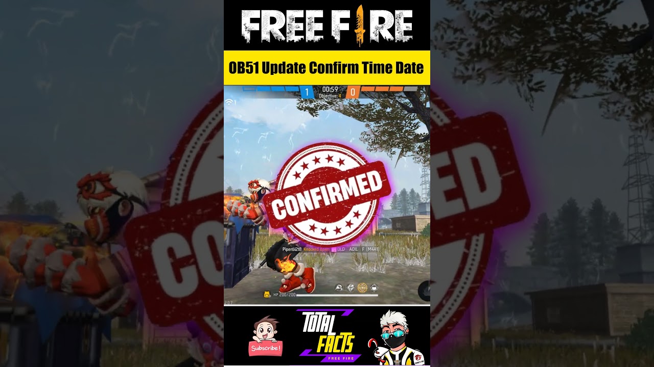 Free Fire OB51 Update Kab Aayega 🫡 OB51 New Update Confirmed Date & Time 💥 FF New Update OB 51