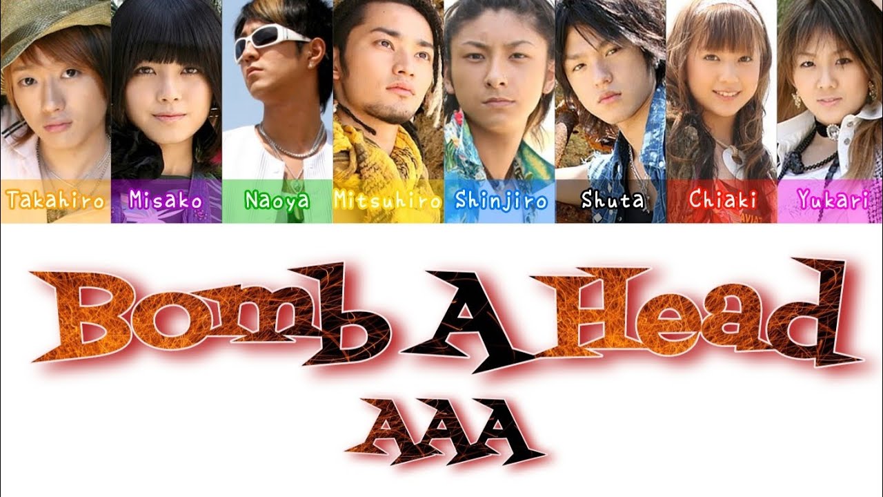 AAA - Bomb A Head | Color Coded lyrics (Kan/Rom/Eng)