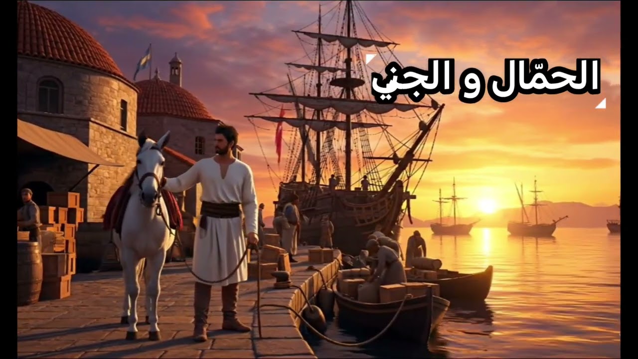 📺 قصة  الحمّال و الجنّي، من القصص المشوقة قبل النوم. حكايات من الزمن الجميل