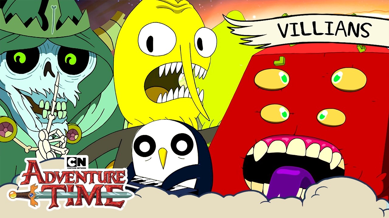 Villain Marathon ⚔️ | Agents of Extinction | The Lich, Lemongrab, GOLB, & Gunter | Adventure Time